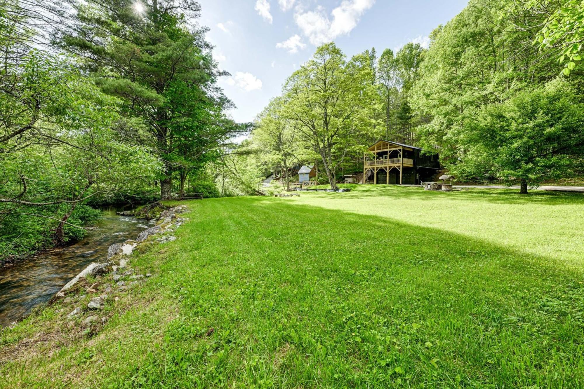 Highlands Cabin On Buck Creek About 8 Mi To Town! Villa Exterior photo