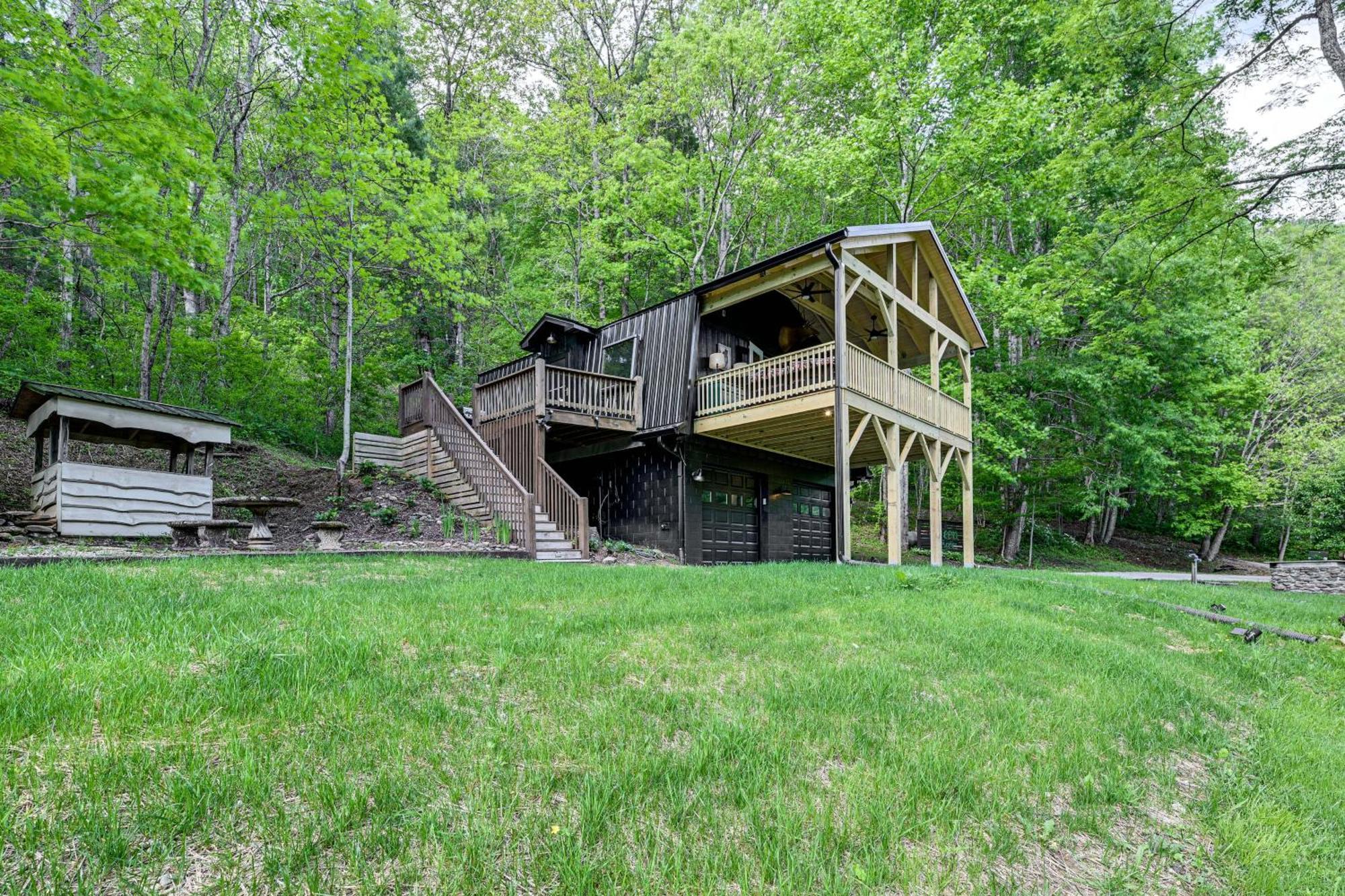 Highlands Cabin On Buck Creek About 8 Mi To Town! Villa Exterior photo