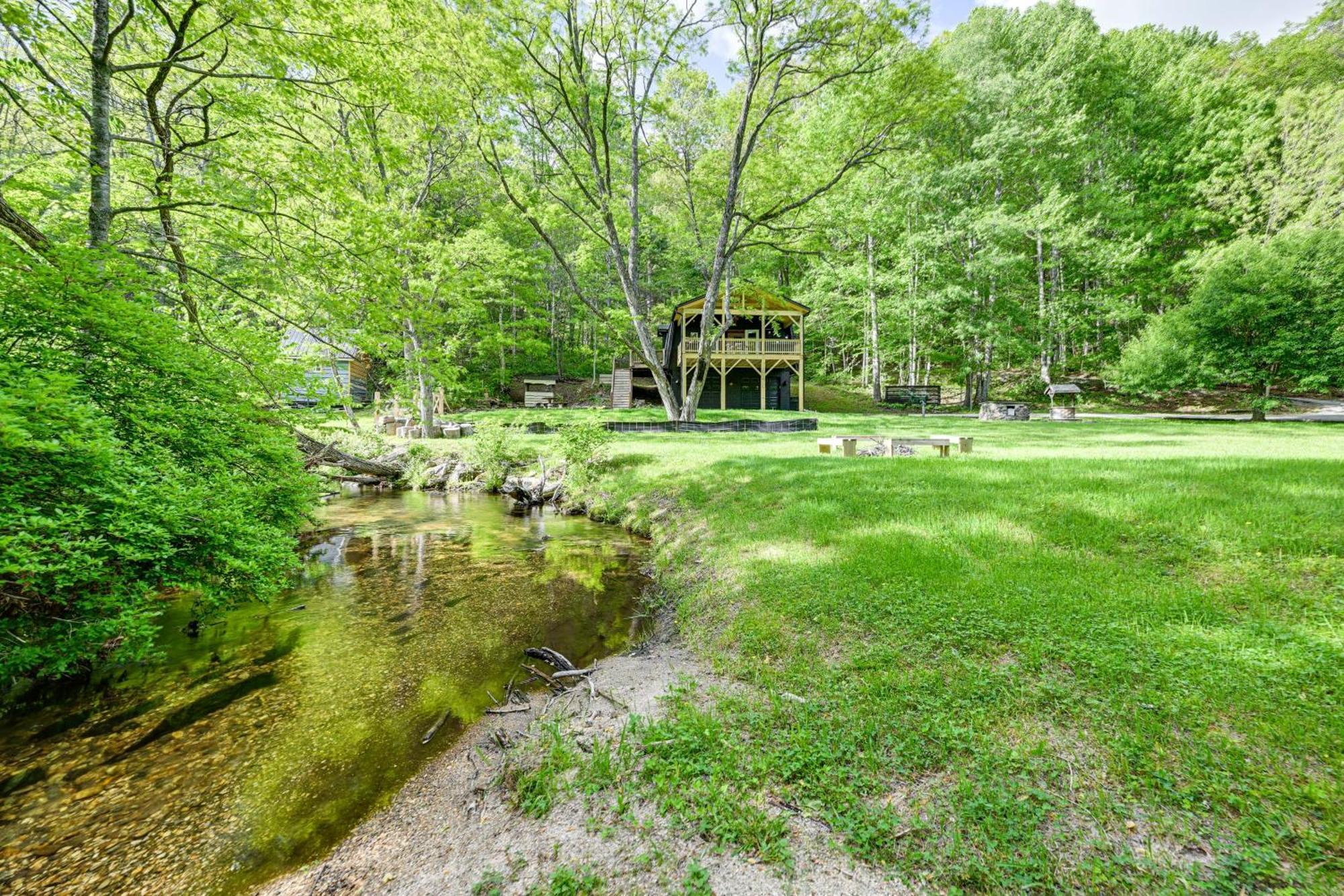 Highlands Cabin On Buck Creek About 8 Mi To Town! Villa Exterior photo