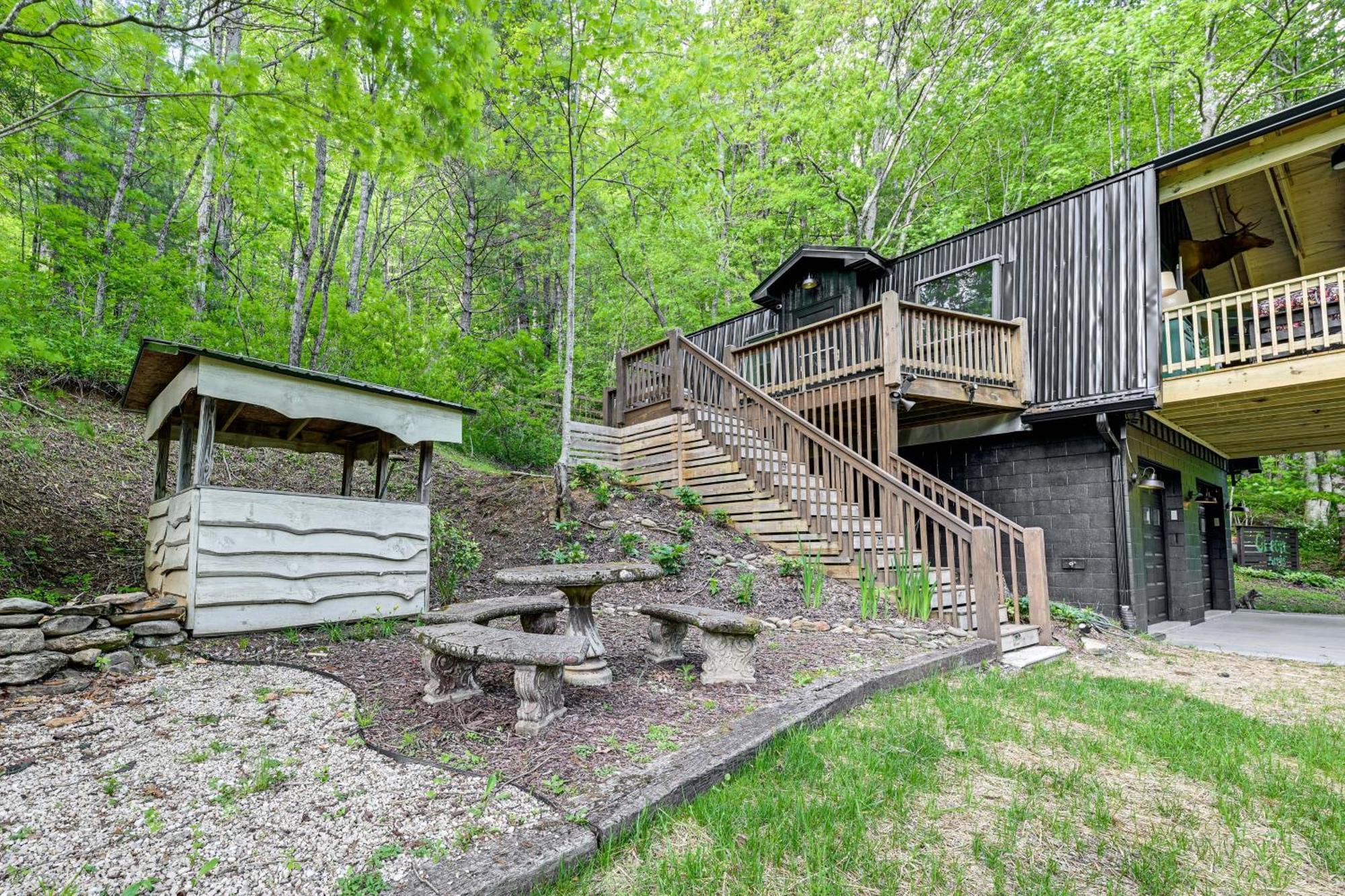 Highlands Cabin On Buck Creek About 8 Mi To Town! Villa Exterior photo